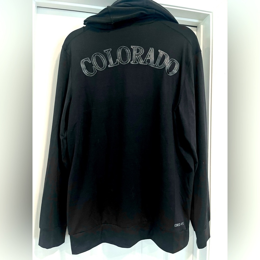 MLB Colorado Rockies Dri-Fit Zip-Front Hoodie
